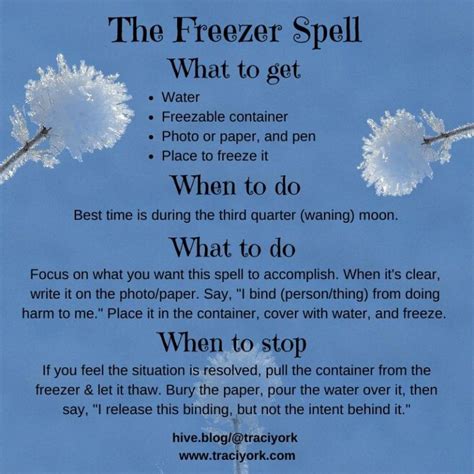 Conquer with Cold: A Tutorial on Mastering Freezing Spells